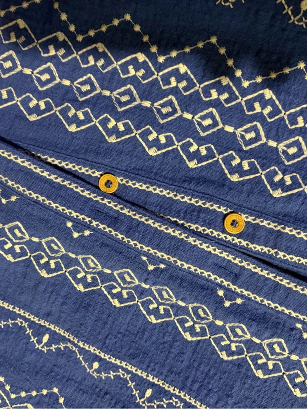 Zara Blue and White blouse, XS - Picture 4 of 5